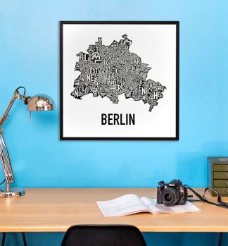 Berlin Neighborhood Map Poster