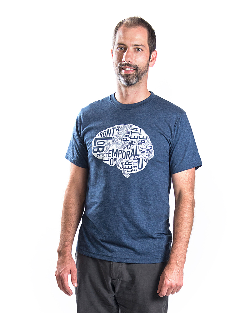 Brain Anatomy Type Design Unisex T-Shirt